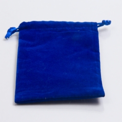 4 x 5 ROYAL BLUE VELVET DRAWSTRING POUCHES