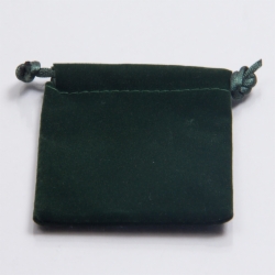 4 x 5 HUNTER VELVET DRAWSTRING POUCHES