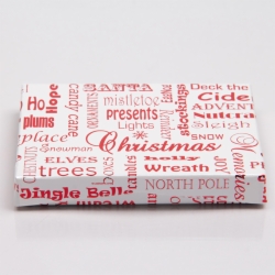 4-5/8 x 3-3/8 x 5/8 PEARL CHRISTMAS MEMORIES GIFT CARD BOX WITH POP-UP INSERT