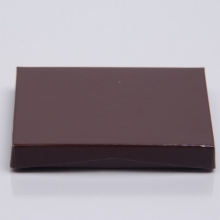4-5/8 x 3-3/8 x 5/8 CHOCOLATE ICE GIFT CARD BOX WITH PLASTIC INSERT