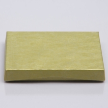 4-5/8 x 3-3/8 x 5/8 CITRINE RIB GIFT CARD BOX WITH PLASTIC INSERT