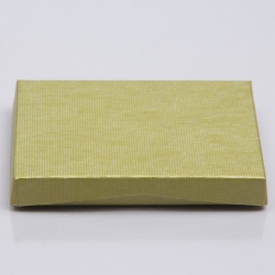 4-5/8 x 3-3/8 x 5/8 CITRINE RIB GIFT CARD BOX WITH PLATFORM INSERT
