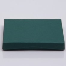 4-5/8 x 3-3/8 x 5/8 FOREST MATTE GIFT CARD BOX WITH PLASTIC INSERT