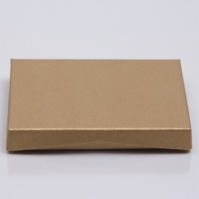 4-5/8 x 3-3/8 x 5/8 GOLD RIB GIFT CARD BOX WITH PLASTIC INSERT