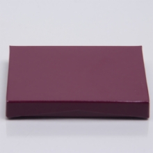 4-5/8 x 3-3/8 x 5/8 MERLOT ICE GIFT CARD BOX WITH PLASTIC INSERT