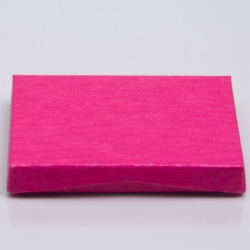 4-5/8 x 3-3/8 x 5/8 PINK RIB GIFT CARD BOX WITH POP-UP INSERT