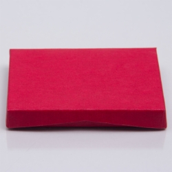 4-5/8 x 3-3/8 x 5/8 RED RIB GIFT CARD BOX WITH POP-UP INSERT