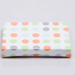 4-5/8 x 3-3/8 x 5/8 HIP HOP DOTS GIFT CARD BOX WITH PLATFORM INSERT
