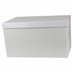 16 x 10 x 9 WHITE GLOSS HI-WALL GIFT BOX BASES