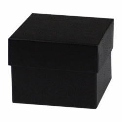 4 x 4 x 6 BLACK SWIRL HI-WALL GIFT BOX BASES