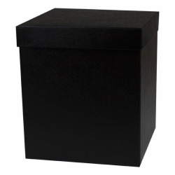 8 x 8 x 9 BLACK SWIRL HI-WALL GIFT BOX BASES