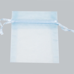 10 X 12 ORGANZA BAG-LIGHT BLUE