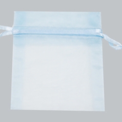 22 X 25 ORGANZA BAG-LIGHT BLUE