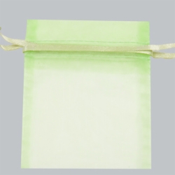 22x25 MINT SHEER ORGANZA POUCHES