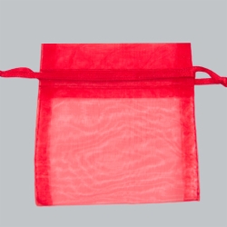 12X14 RED ORGANZA POUCHES