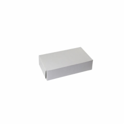 10 x 6 x 2.5 WHITE ONE-PIECE BAKERY BOXES