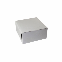 12 x 12 x 5 WHITE ONE-PIECE BAKERY BOXES