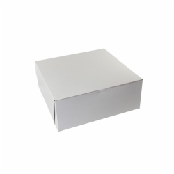 14 x 14 x 6 WHITE ONE-PIECE BAKERY BOXES