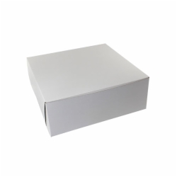 16 x 16 x 6 WHITE ONE-PIECE BAKERY BOXES