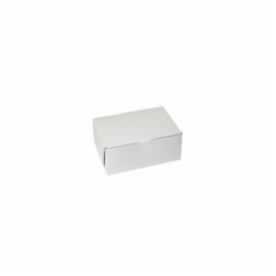 7 x 5 x 3 WHITE ONE-PIECE BAKERY BOXES