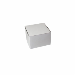7 x 7 x 5 WHITE ONE-PIECE BAKERY BOXES