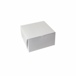9 x 9 x 5 WHITE ONE-PIECE BAKERY BOXES
