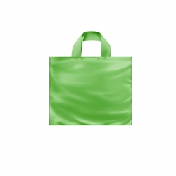 12 x 10 x 4 CITRUS FROSTED SOFT LOOP HANDLE PLASTIC BAGS