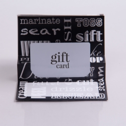5 x 3-3/8 CHEF'S DELIGHT GIFT CARD FOLDERS