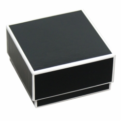 3 x 3 x 1.25 BLACK JEWELRY BOX