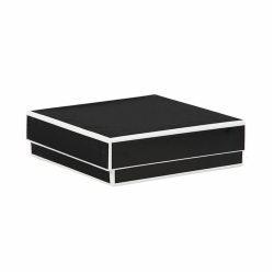 5 x 5 x 1.5 BLACK JEWELRY BOX