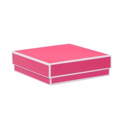 5 x 5 x 1.5 FUCHSIA JEWELRY BOX
