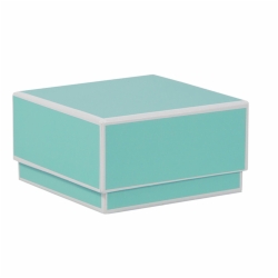 3.5 x 3.5 x 2 BAY BLUE JEWELRY BOX