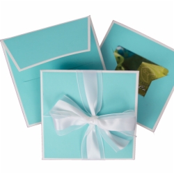 5.25 x 5.25 BAY BLUE GIFT CARD FOLDER
