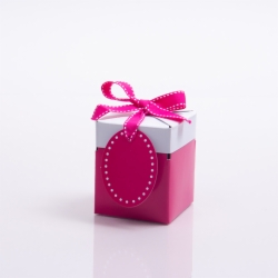 3 x 3 x 3.25 FUCHSIA POP UP BOX