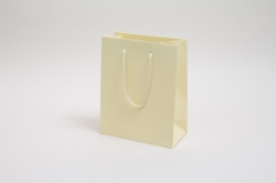8 x 4 x 10 MATTE IVORY EUROTOTE SHOPPING BAGS