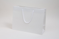 16 x 6 x 12 MATTE WHITE EUROTOTE SHOPPING BAGS