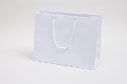 13 x 5 x 10 WHITE KRAFT EUROTOTE SHOPPING BAGS