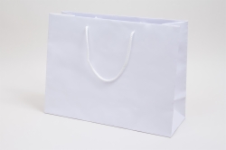16 x 6 x 12 WHITE KRAFT EUROTOTE SHOPPING BAGS