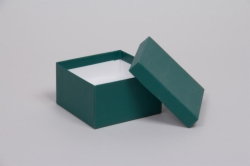 (#34) 3-1/2 x 3-1/2 x 2 MATTE TEAL JEWELRY BOXES