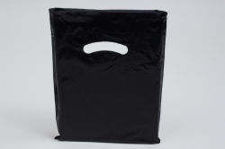 9 x 12 BLACK SUPER GLOSS PLASTIC BAGS