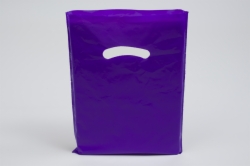 9 x 12 PURPLE SUPER GLOSS PLASTIC BAGS