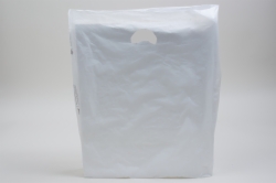 16 x 4 x 24 WHITE SATIN HIGH DENSITY PLASTIC BAGS