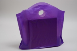 22 x 18 x 8 GRAPE FROSTED WAVETOP PLASTIC BAGS