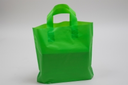 12 x 10 x 4 CITRUS FROSTED SOFT LOOP HANDLE PLASTIC BAGS