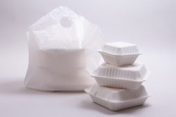 21 x 18 x 10 WHITE WAVETOP PLASTIC CARRYOUT BAGS