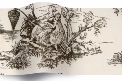 20 x 30 BLACK TOILE TISSUE PAPER