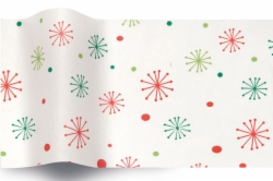 20 x 30 SEASON'S GREETINGS SNOWFLAKE TISSUE PAPER