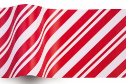 20 x 30 PEPPERMINT STRIPE TISSUE PAPER