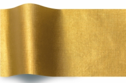 20 x 30 EMBOSSED GOLD LINEN TISSUE PAPER