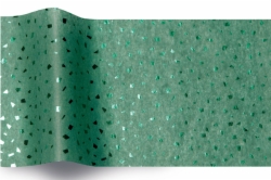 20 x 30 GREEN RELECTIONS ON GREEN TISSUE PAPER